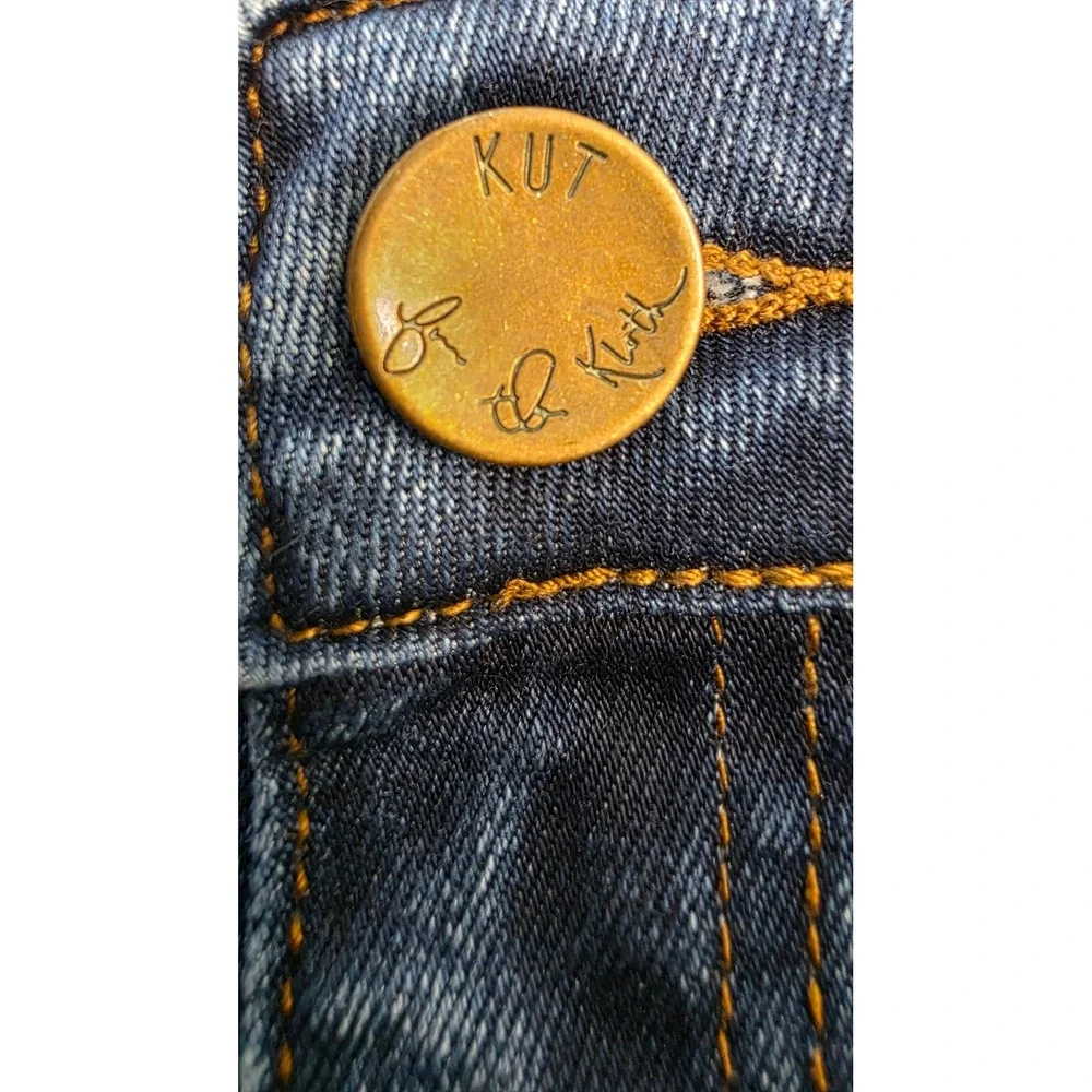 KUT from the Kloth Natalie High Rise Bootcut Petite Jeans Blue Denim 2P